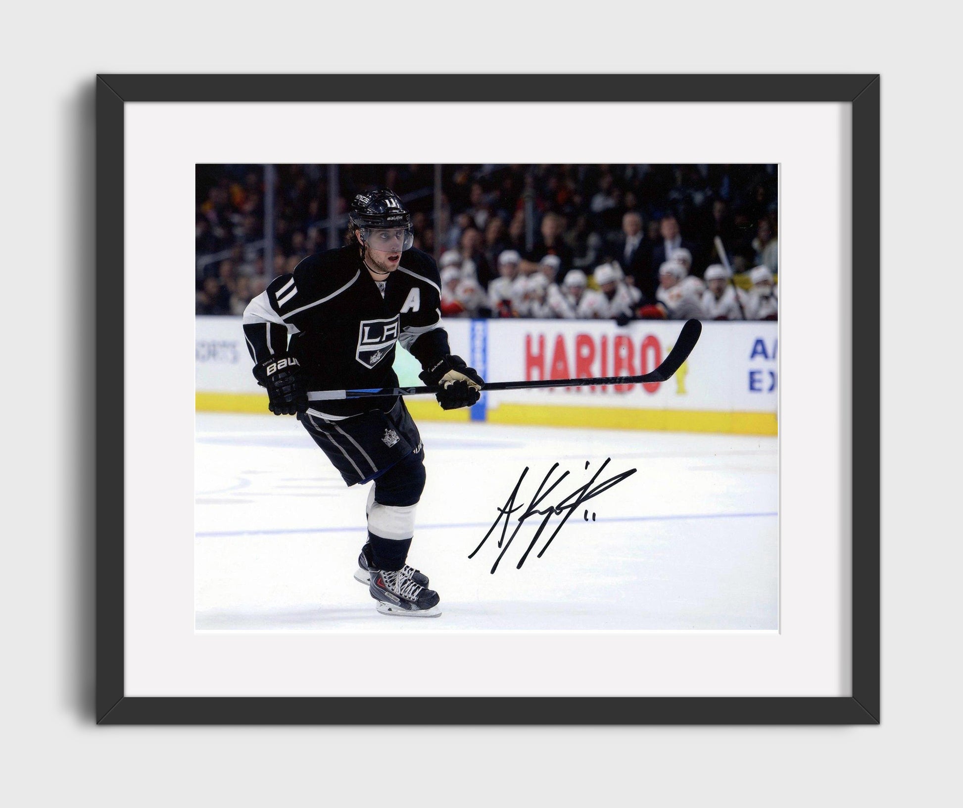 Anze Kopitar - Los Angeles Hockey Skating Action Hockey Wall Art - hockey wall art print