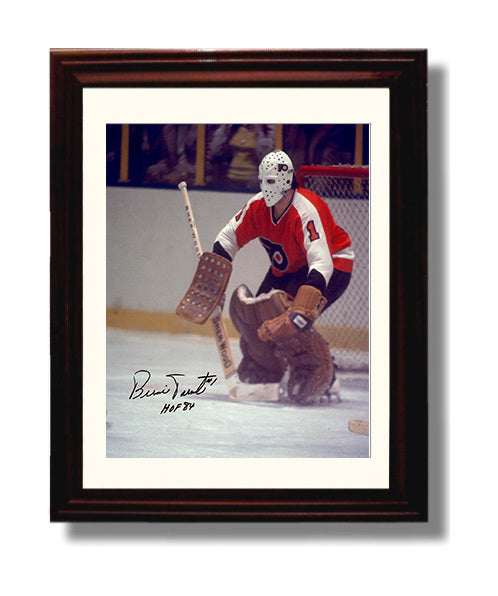 Bernie Parent - Philadelphia Hockey Goalie Mask Action Hockey Wall Art - hockey wall art print