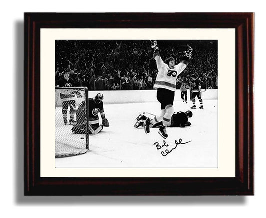 Bobby Clarke - Philadelphia Hockey Goal Celebration Hockey Wall Art - hockey wall art print