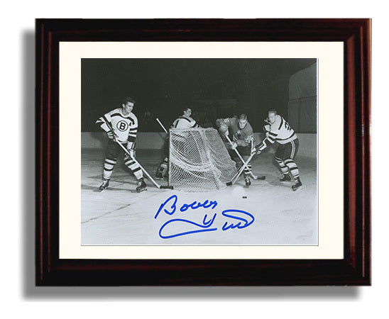 Bobby Hull - Chicago Hockey Battle At Net Hockey Wall Art - hockey wall art print
