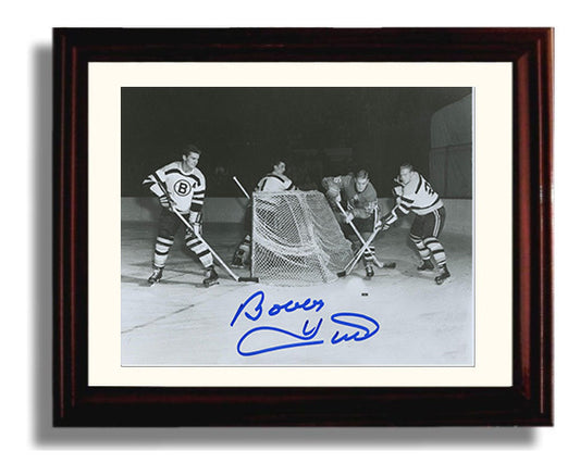 Bobby Hull - Chicago Hockey Battle At Net Hockey Wall Art - hockey wall art print