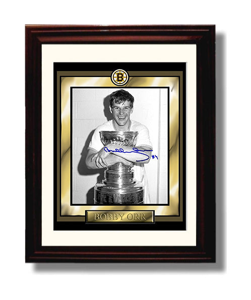 Bobby Orr - Boston Hockey Stanley Cup Champion Portrait Hockey Wall Art - hockey wall art print