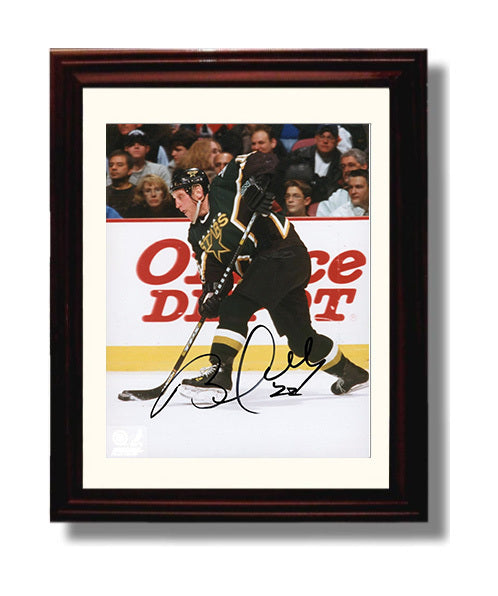 Brett Hull - Dallas Hockey Slap Shot Scoring Legend Hockey Wall Art - hockey wall art print