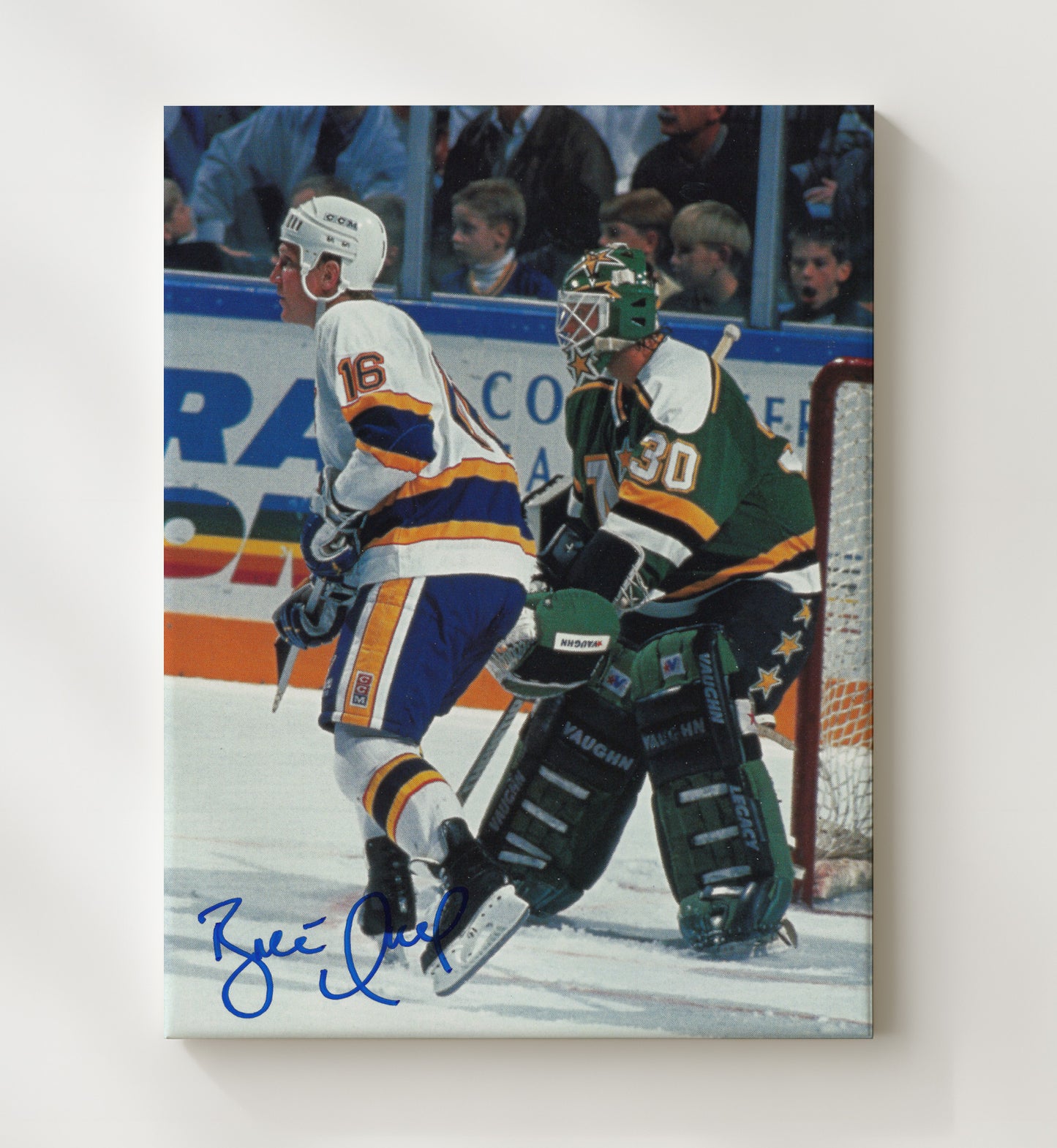 Brett Hull - St Louis Hockey Elite Goal Scorer Action Hockey Wall Art - hockey wall art print