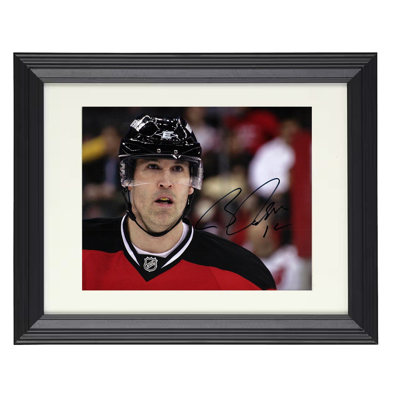 Brian Rolston – New Jersey Image 8x10 matted black framed hockey wall art