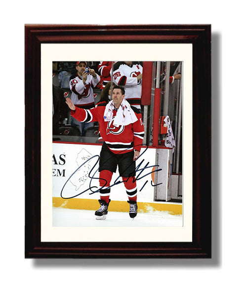 Brian Rolston - New Jersey Hockey Power Play Skater Hockey Wall Art - hockey wall art print
