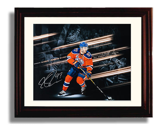 Connor Mcdavid - Edmonton Hockey Playoff Composite 2017 Hockey Wall Art - hockey wall art print