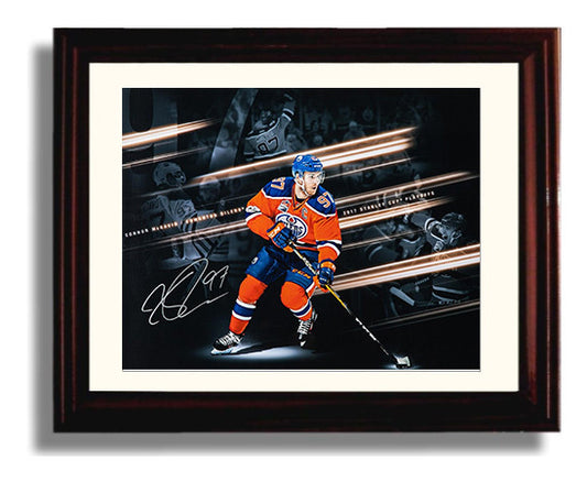 Connor Mcdavid - Edmonton Hockey Playoff Composite 2017 Hockey Wall Art - hockey wall art print