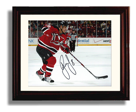 Dainius Zubrus - New Jersey Hockey Shooting Action Hockey Wall Art - hockey wall art print