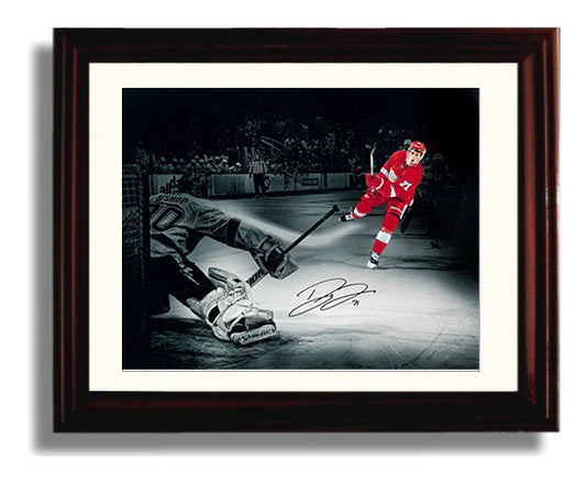 Dylan Larkin - Detroit Hockey Skating Action Hockey Wall Art - hockey wall art print
