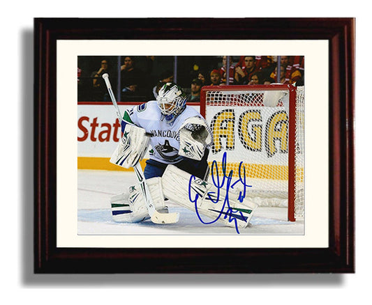 Eddie Lack - Vancouver Hockey Goalie Ready Stance Hockey Wall Art - hockey wall art print