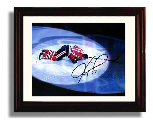 Jeremy Roenick - Chicago Hockey Ice Celebration Hockey Wall Art - hockey wall art print
