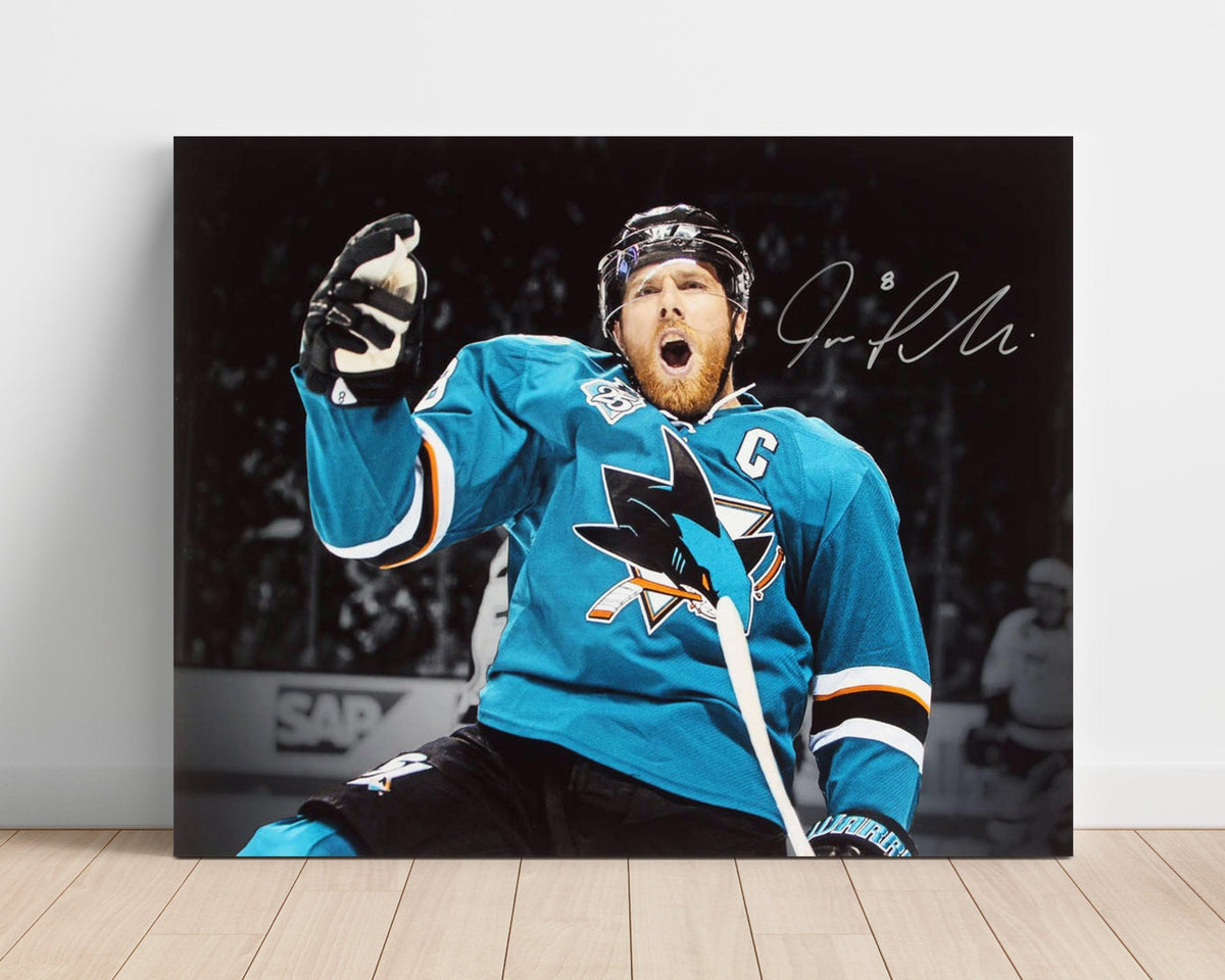 Joe Pavelski – San Jose Captain Goal Celebration unframed semi-gloss poster print