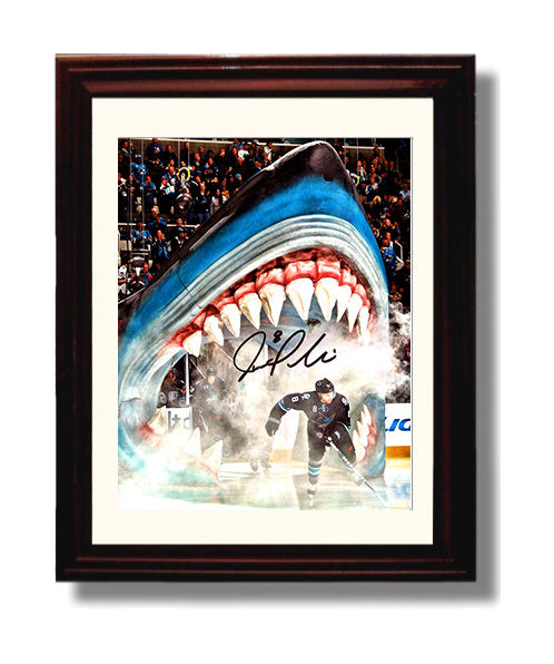 Joe Pavelski - San Jose Hockey Shark Entrance Skate Hockey Wall Art - hockey wall art print