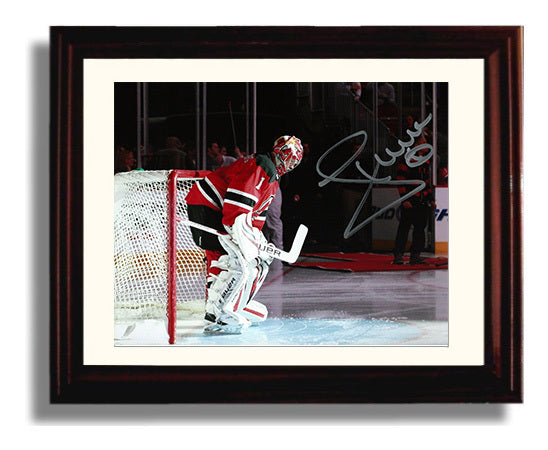 John Hedberg - New Jersey Hockey Goalie Portrait Hockey Wall Art - hockey wall art print
