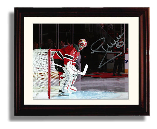 John Hedberg - New Jersey Hockey Goalie Portrait Hockey Wall Art - hockey wall art print