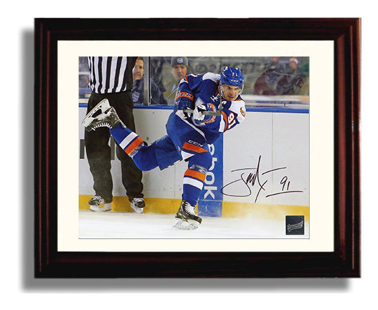 John Tavares - New York Hockey Skating Portrait Hockey Wall Art - hockey wall art print