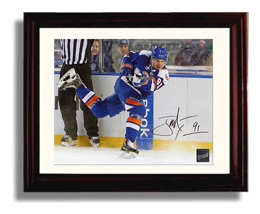 John Tavares - New York Hockey Skating Portrait Hockey Wall Art - hockey wall art print