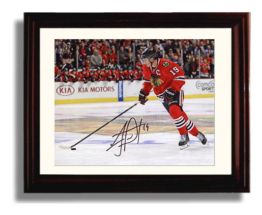 Jonathan Toews - Chicago Hockey Captain Skating Action Hockey Wall Art - hockey wall art print