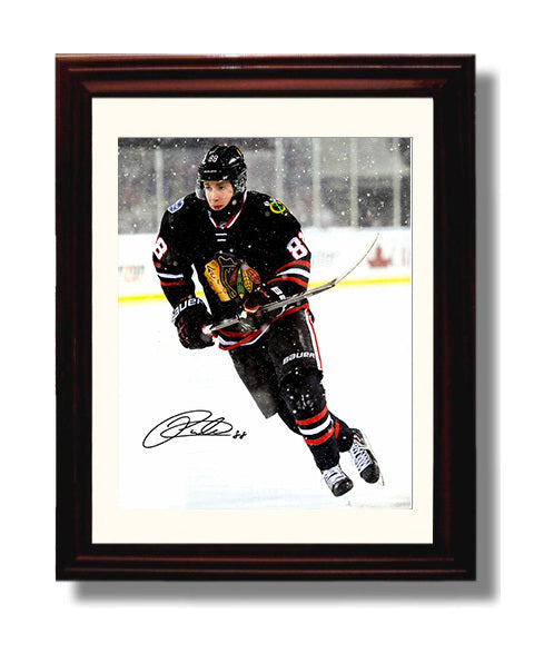 Kane - Chicago Hockey Winter Classic Snow Game Spotlight Hockey Wall Art - hockey wall art print
