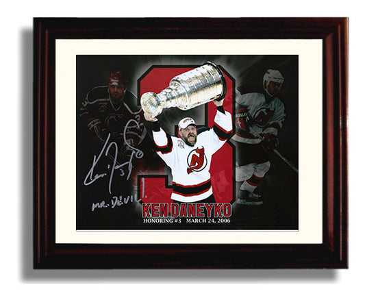 Ken Daneyko - New Jersey Hockey Stanley Cup Celebration Hockey Wall Art - hockey wall art print