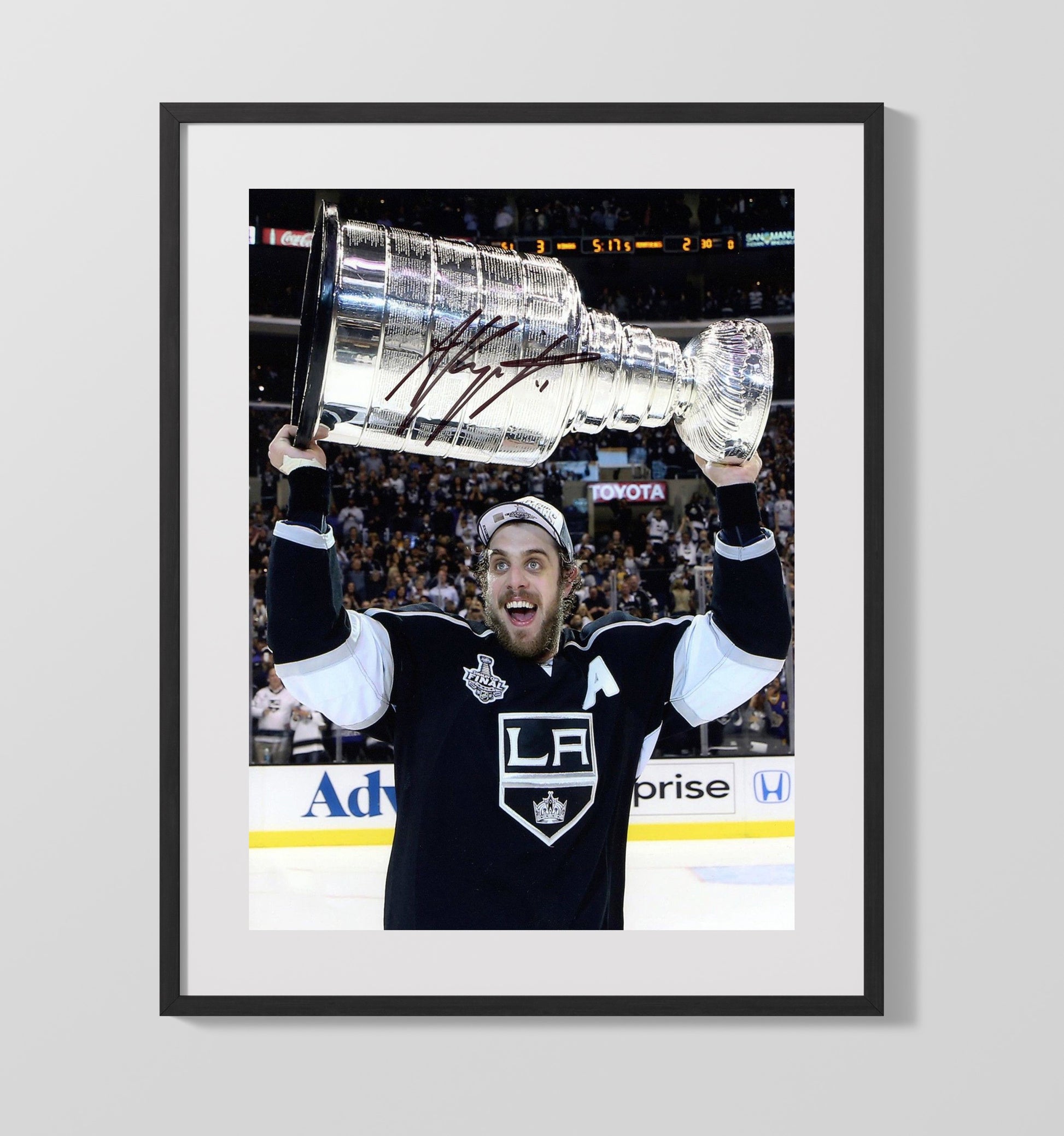 Kopitar - Los Angeles Hockey Stanley Cup Celebration Spotlight Hockey Wall Art - hockey wall art print
