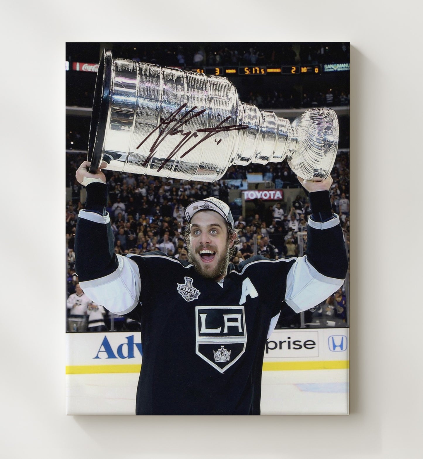 Kopitar - Los Angeles Hockey Stanley Cup Celebration Spotlight Hockey Wall Art - hockey wall art print