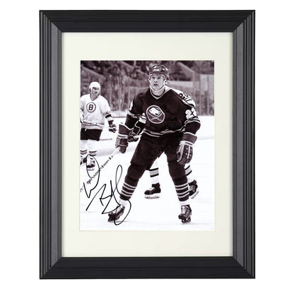 Lindy Ruff - Buffalo Hockey Skating Portrait Hockey Wall Art - hockey wall art print