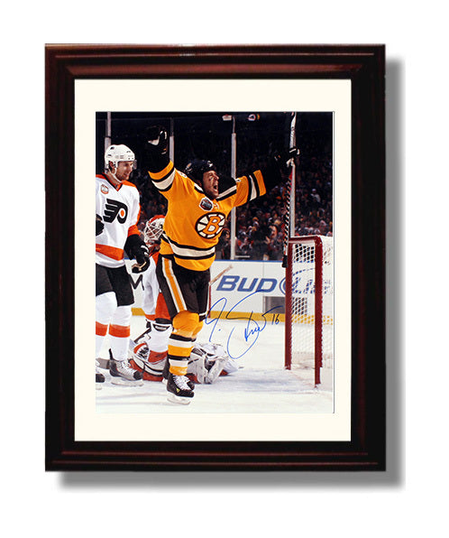 Marco Sturm - Boston Hockey Goal Celebration Hockey Wall Art - hockey wall art print