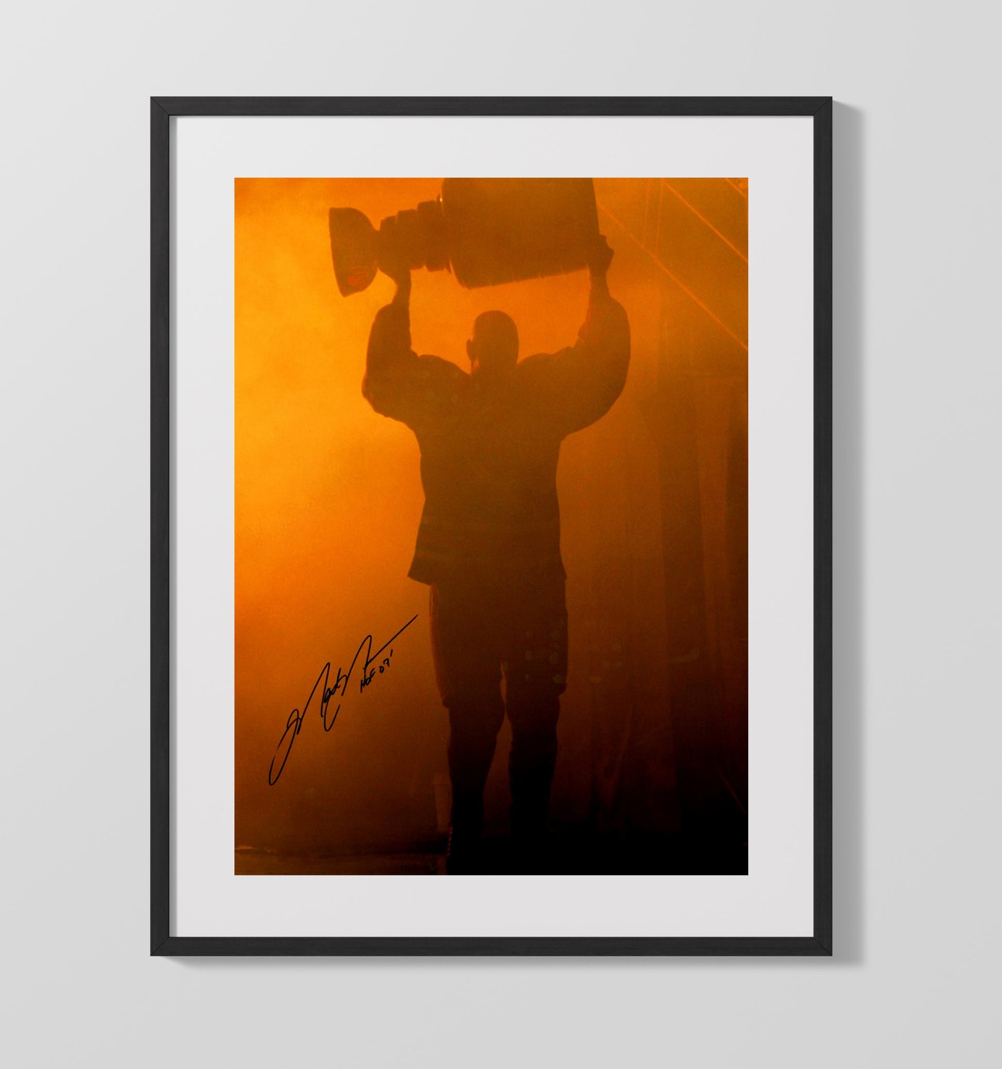 Mark Messier - New York Hockey Stanley Cup Farewell Celebration 1994 Spotlight Hockey Wall Art - hockey wall art print