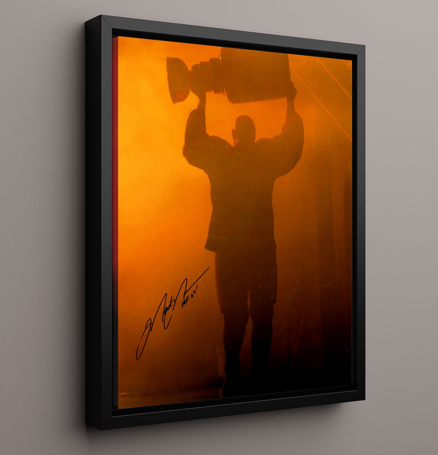 Mark Messier - New York Hockey Stanley Cup Farewell Celebration 1994 Spotlight Hockey Wall Art - hockey wall art print