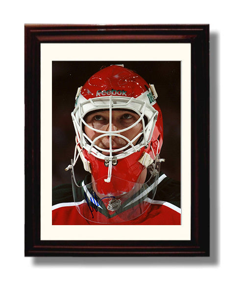 Martin Brodeur - New Jersey Hockey Goalie Helmet Close-Up Hockey Wall Art - hockey wall art print