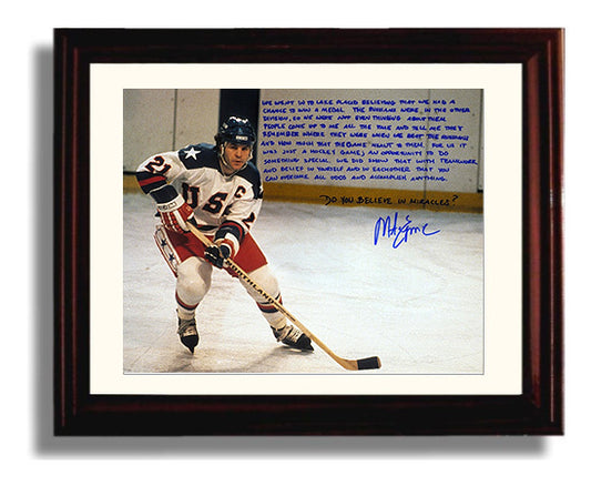 Mike Eruzione - USA Hockey Miracle on Ice Portrait 1980 Hockey Wall Art - hockey wall art print