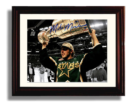 Mike Modano - Dallas Hockey Stanley Cup Celebration Hockey Wall Art - hockey wall art print