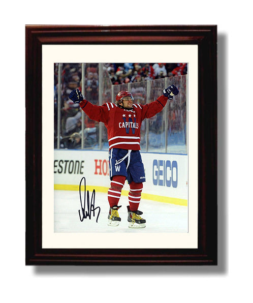 Ovechkin - Washington Hockey Goal Celebration Spotlight Hockey Wall Art - hockey wall art print