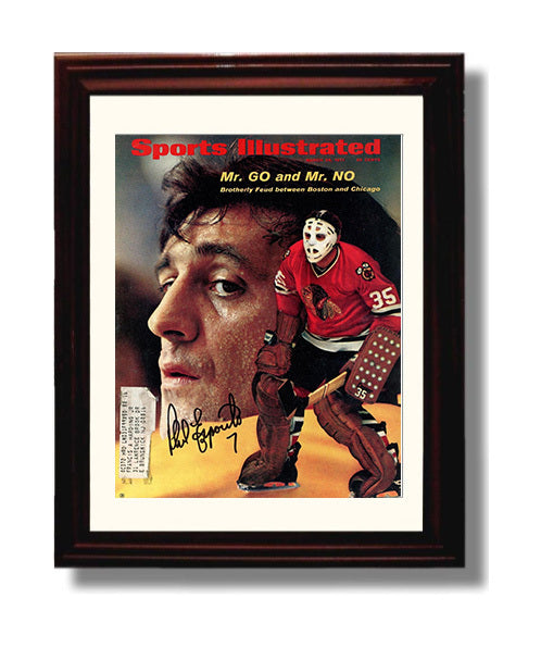 Phil Esposito - Boston Hockey Portrait 1971 Si Cover Hockey Wall Art - hockey wall art print