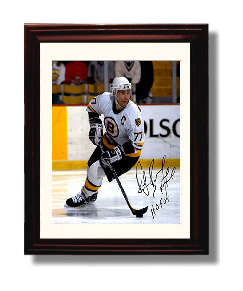 Ray Bourque - Boston Hockey Captain Blue Line Control Hockey Wall Art - hockey wall art print