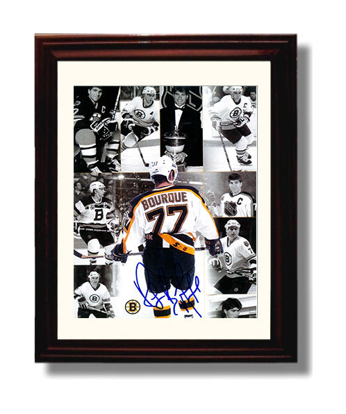 Ray Bourque - Boston Hockey Hall of Fame Defenseman Tribute Hockey Wall Art - hockey wall art print