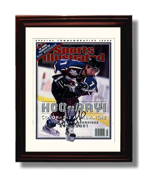 Ray Bourque - Colorado Hockey 2001 Stanley Cup At Last Celebration Hockey Wall Art - hockey wall art print
