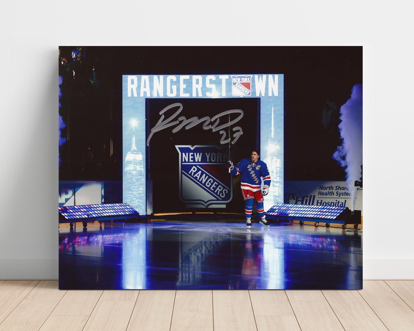 Ryan Mcdonagh - New York Hockey Captain Portrait Hockey Wall Art - hockey wall art print