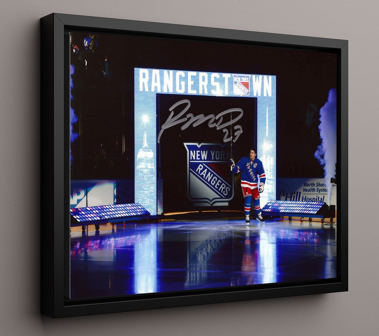 Ryan Mcdonagh - New York Hockey Captain Portrait Hockey Wall Art - hockey wall art print