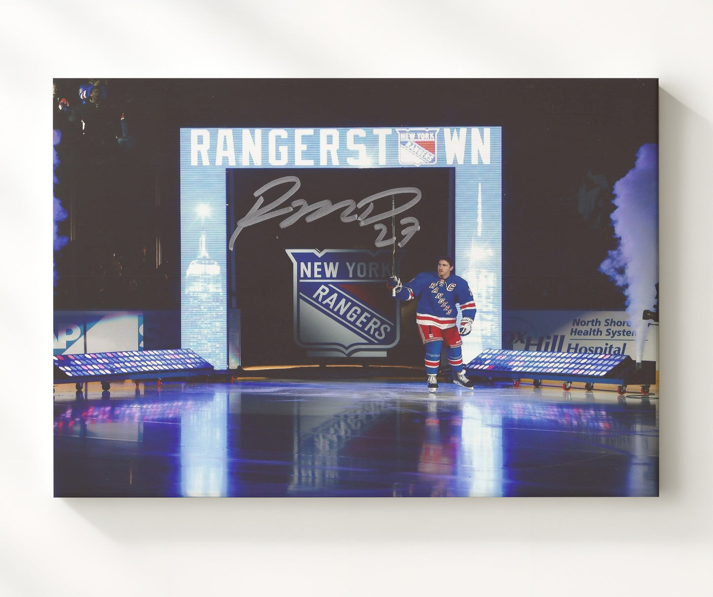 Ryan Mcdonagh - New York Hockey Captain Portrait Hockey Wall Art - hockey wall art print