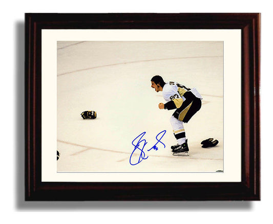 Sidney Crosby - Canada Hockey Olympic Golden Goal Celebration Hockey Wall Art - hockey wall art print