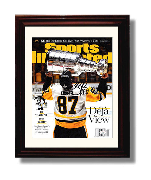 Sidney Crosby - Pittsburgh Hockey 2017 Si Stanley Cup Deja View Cover Hockey Wall Art - hockey wall art print