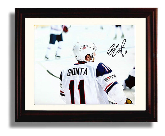 Stephen Gionta - USA Hockey Olympic Warmup Hockey Wall Art - hockey wall art print