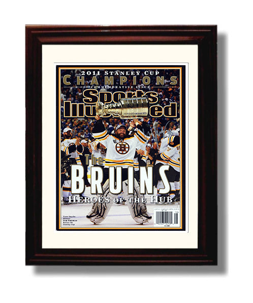 Tim Thomas - Boston Hockey 2011 Si Stanley Cup Conn Smythe Celebration Hockey Wall Art - hockey wall art print