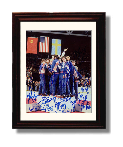 USA Hockey Team - Olympic Gold Medal Celebration 1980 Si Cover Hockey Wall Art - hockey wall art print