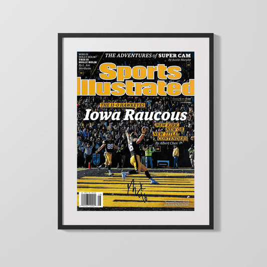 Iowa Autograph SI Print - 2015 Hawkeyes 11-0 - Iowa Raucous