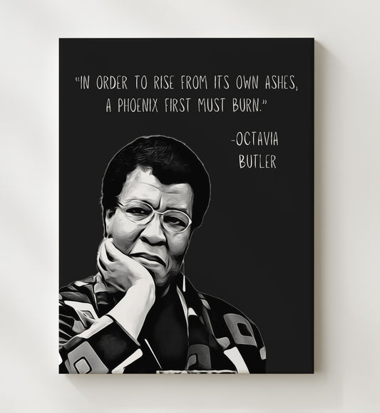 Octavia Butler - Phoenix Rising 16x20 Gallery Frame literary quote wall art