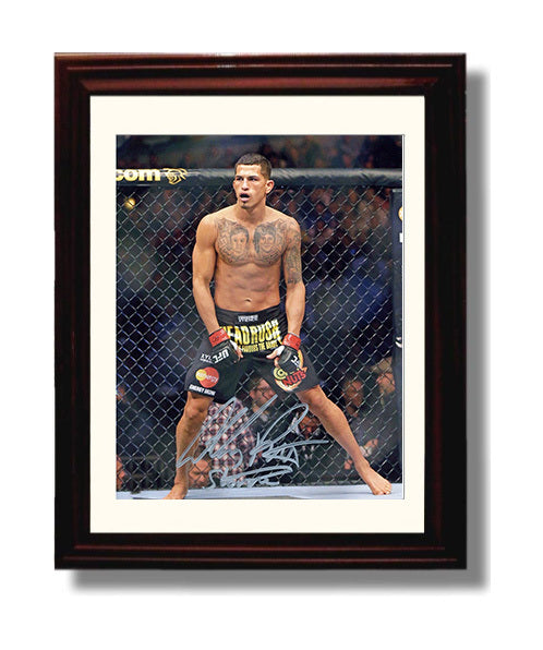 Anthony Pettis - Cage Ready Stance MMA Wall Art 8x10 Beveled Frame wall art print – MMA Wall Art decor